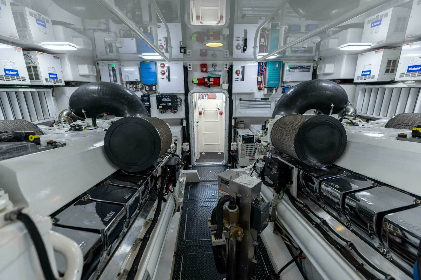 2013 Viking 76 Convertible- REEL FIRE- Engine Room