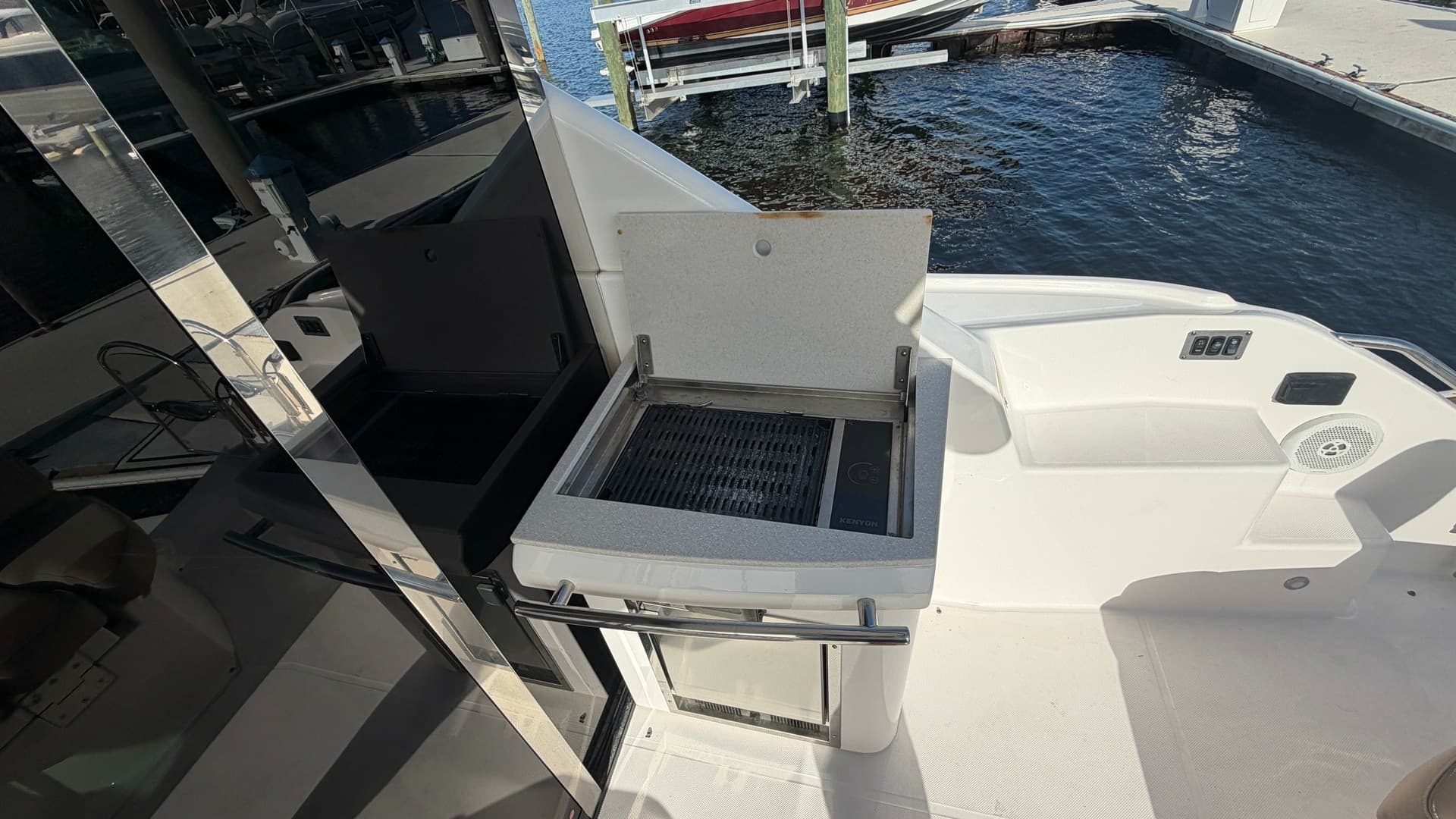 Cockpit Grill and Seating Area