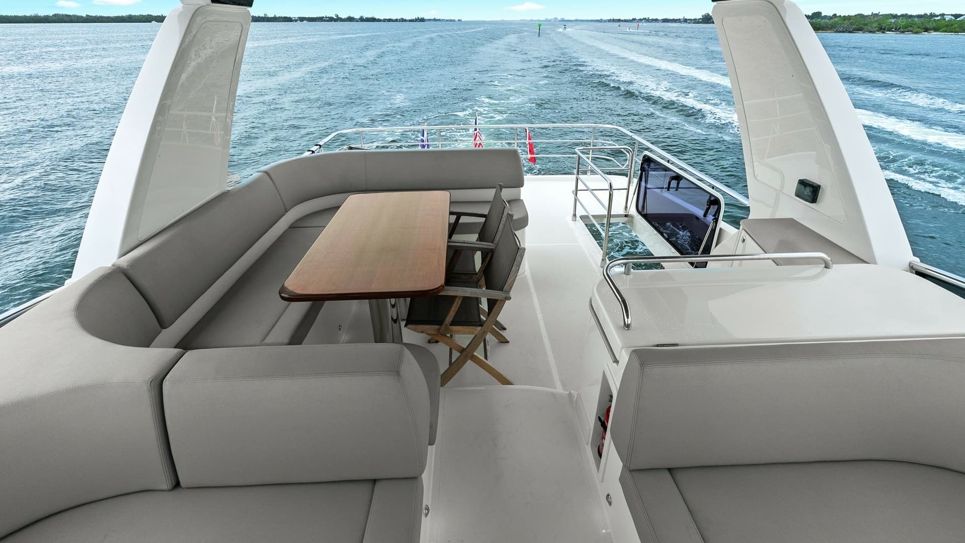 Flybridge Lounge and Helm Station