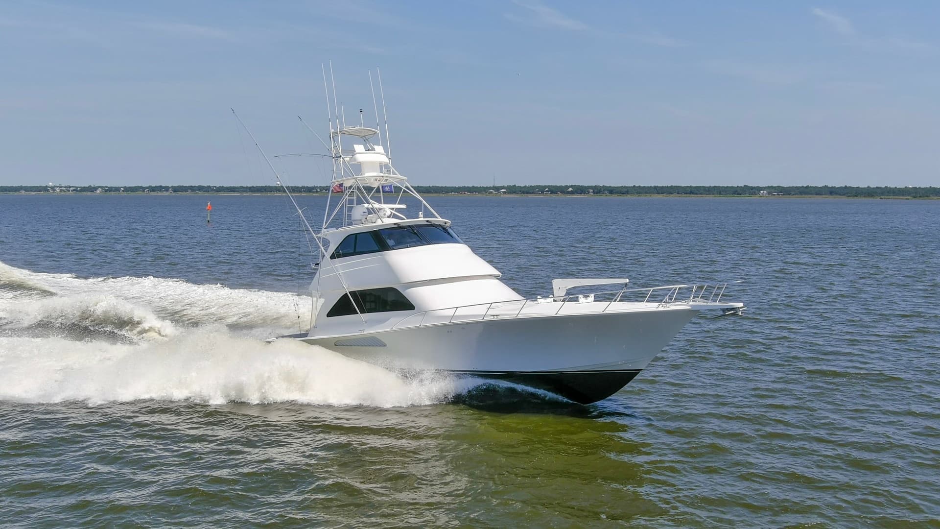 2007 64 Viking Enclosed Bridge Reel Blues Exterior (7)