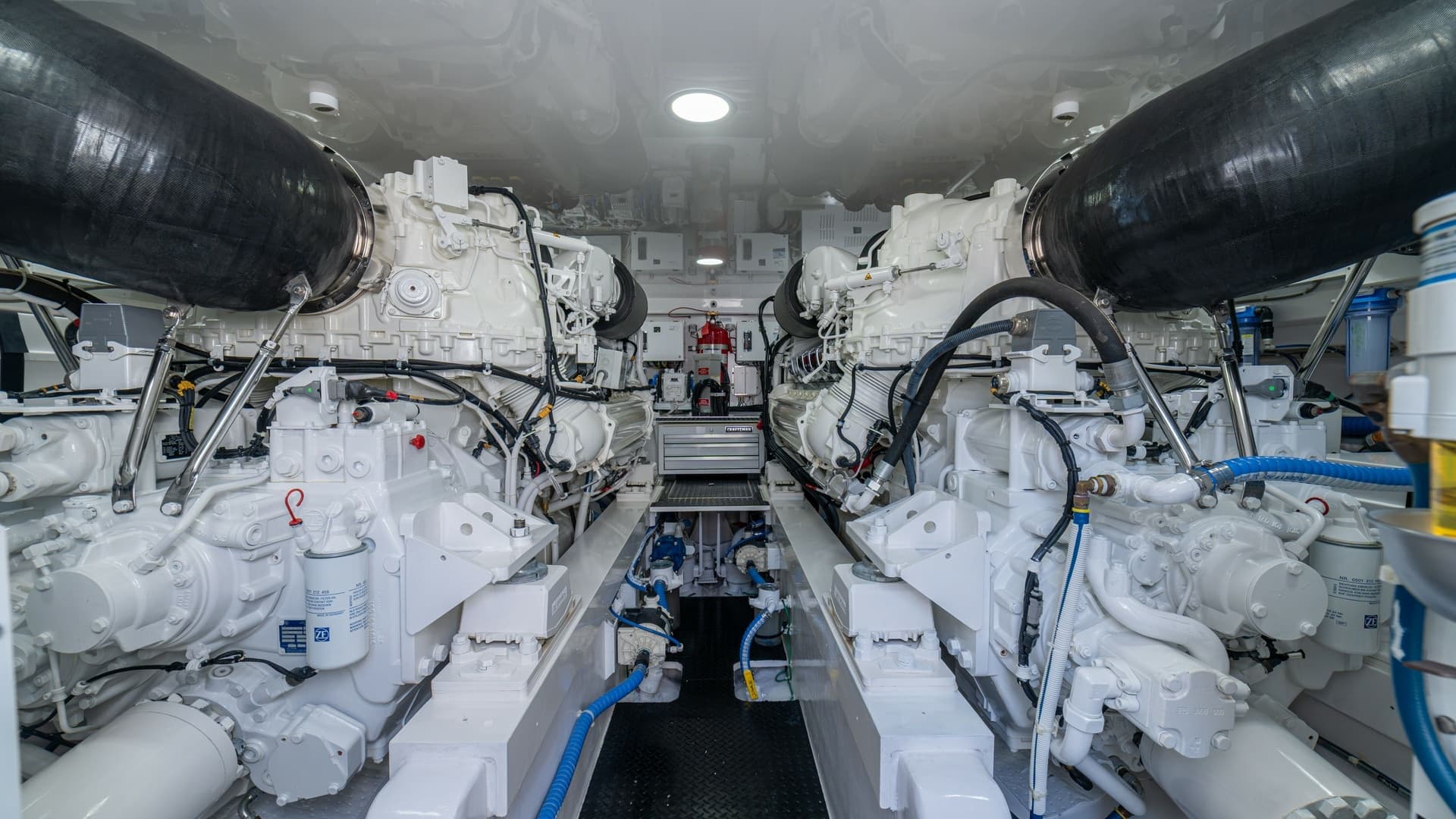 Engine Room with Twin Engines