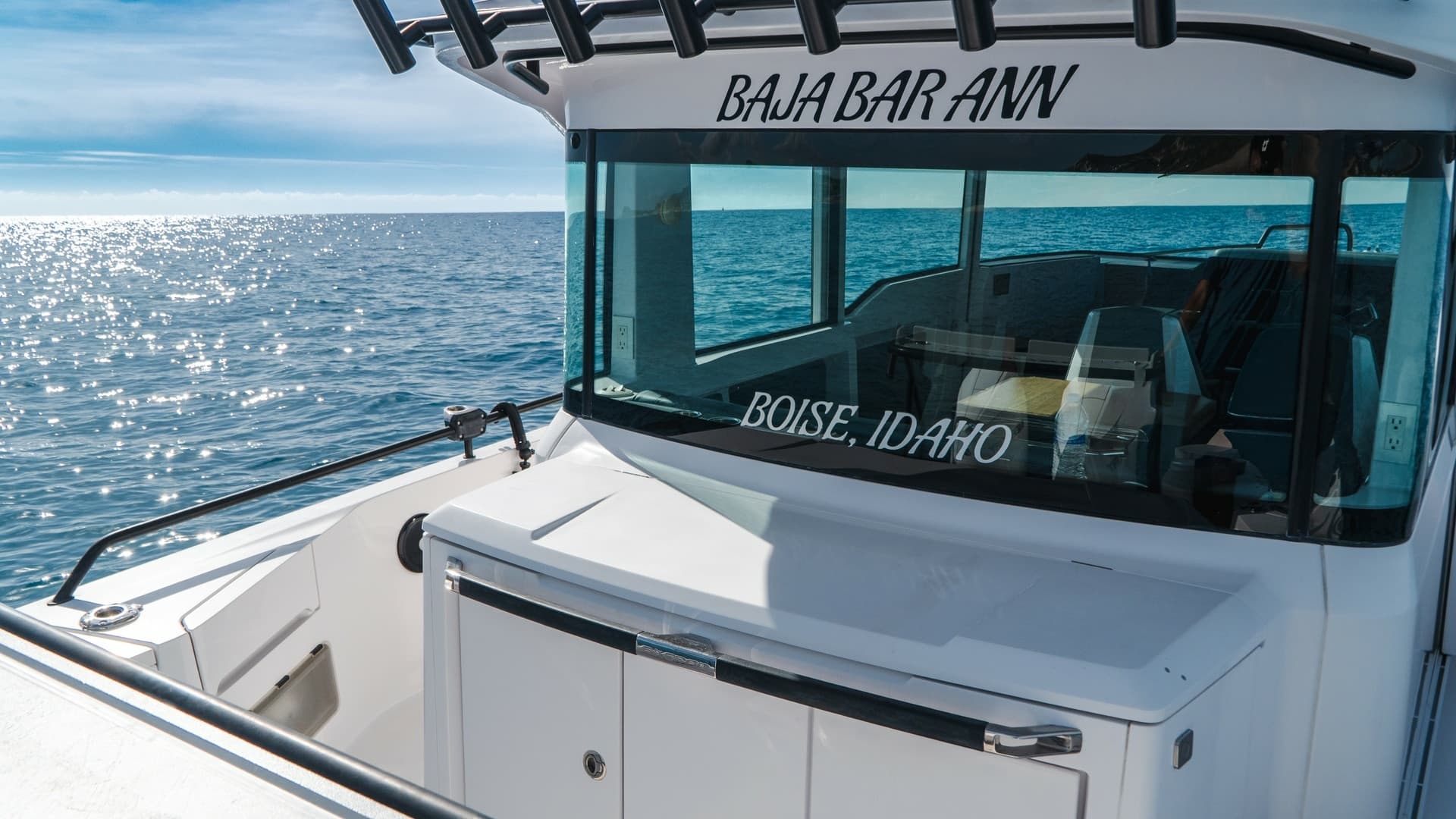 Aft Deck with Rod Holders
