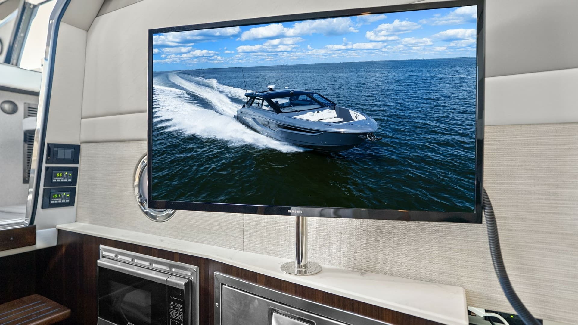 Galley with Entertainment System