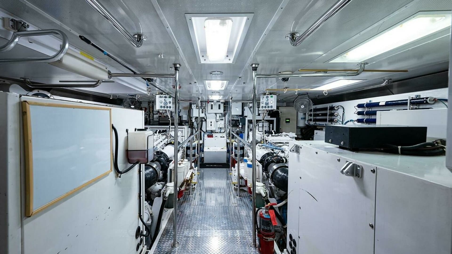 Engine Room with Twin Engines