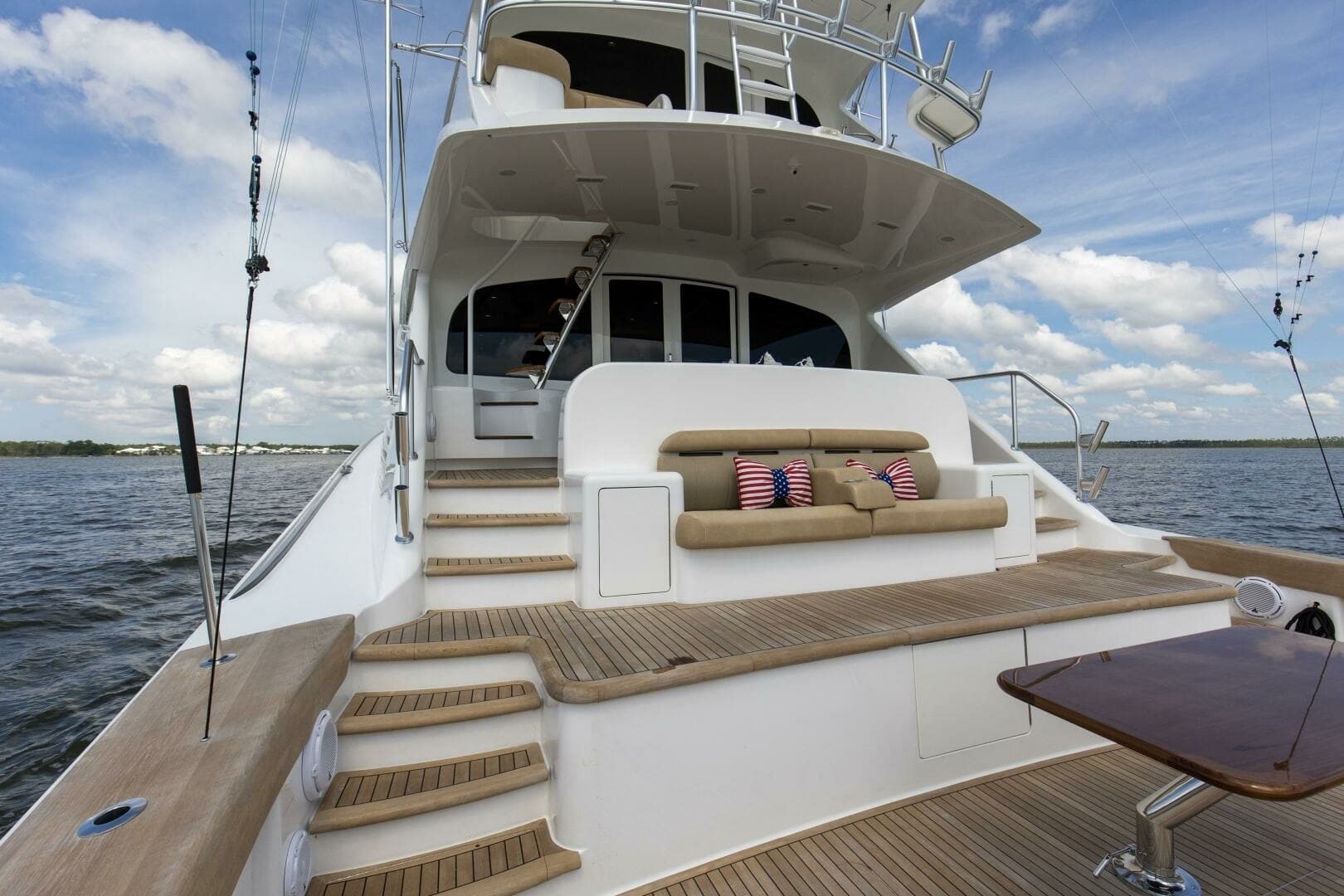 2016 92 Viking Enclosed Bridge Touche Stern Deck (2)