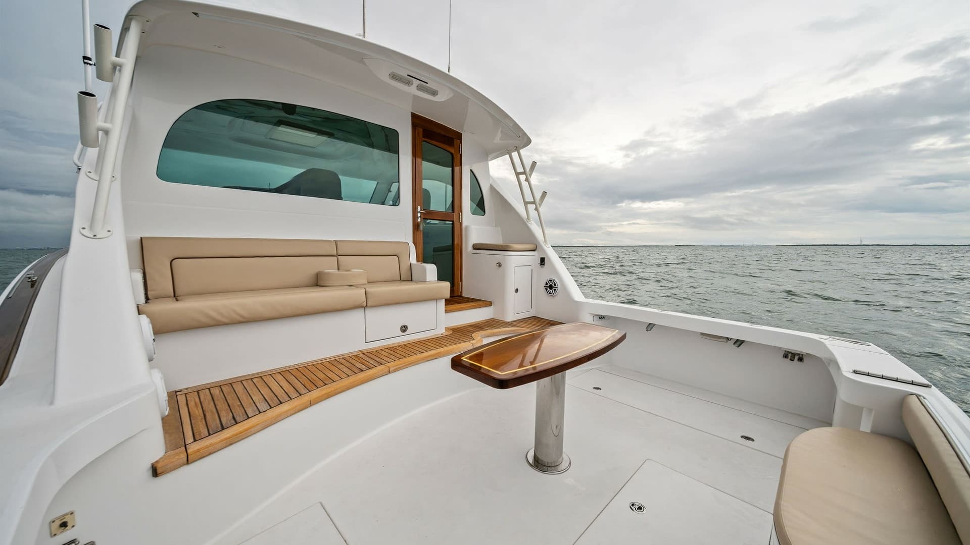 Spacious Aft Deck with Seating