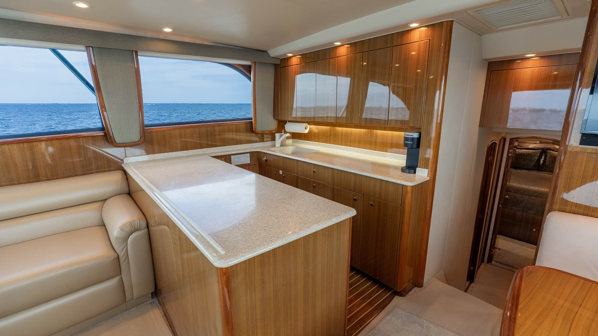 Galley and Salon View