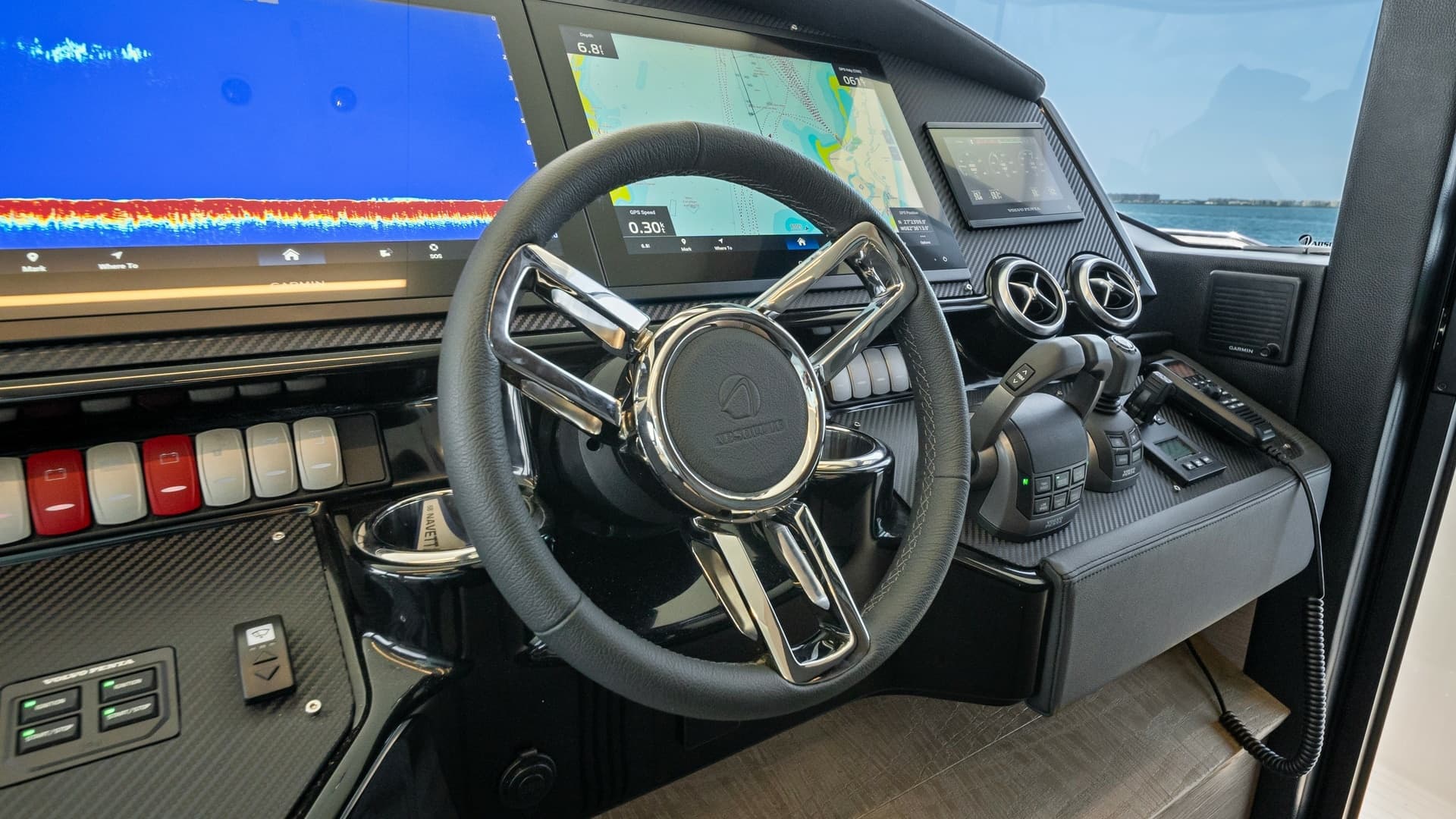 Modern Helm Station with Electronics