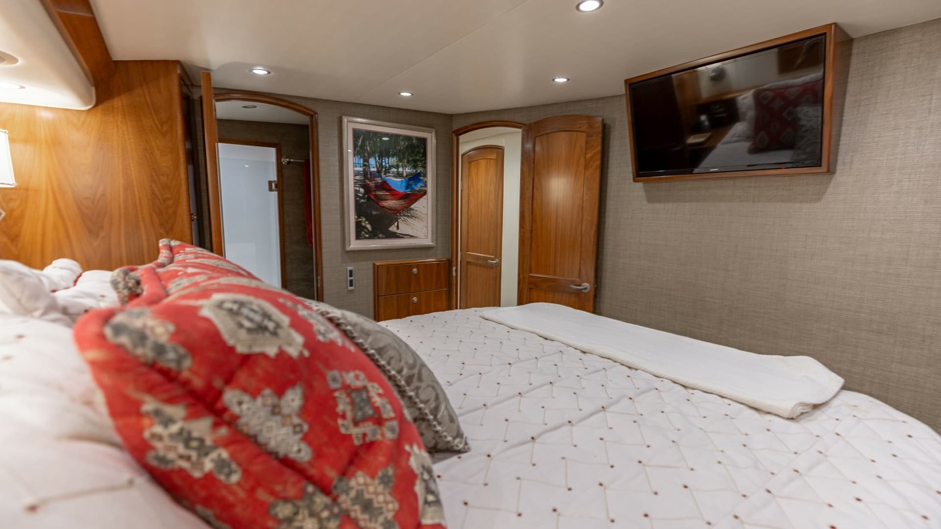 Luxurious Master Stateroom Interior