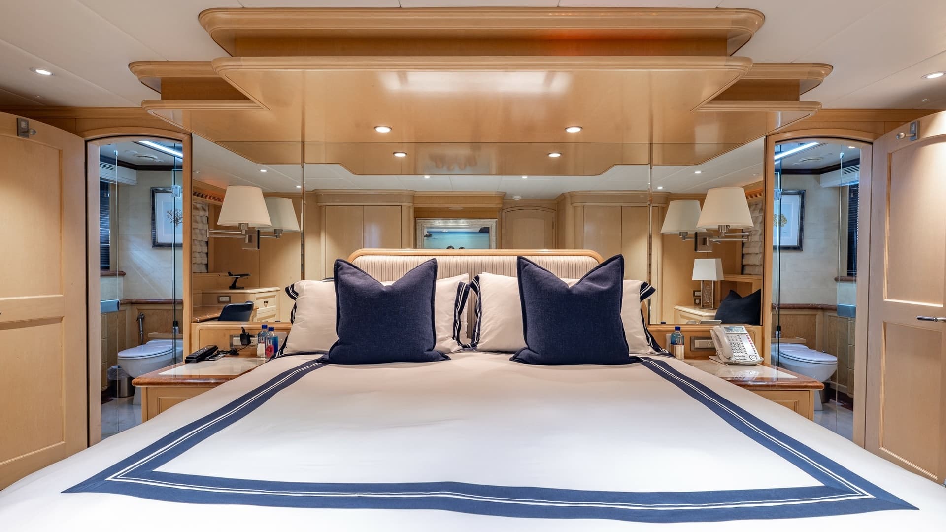 1998 Trinity Yachts Sport Fisherman - BAD COMPANY: Master Stateroom with Ensuite Access