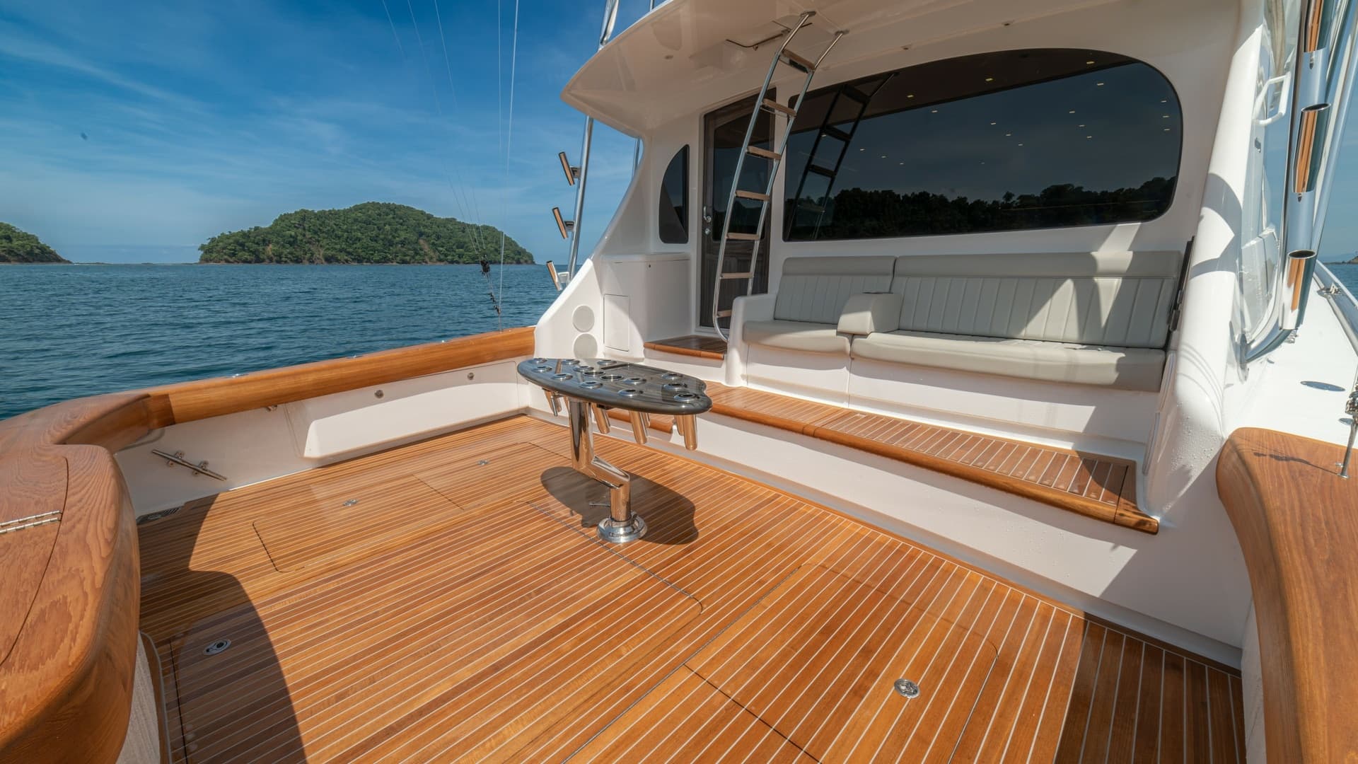 Spacious Teak Cockpit Area