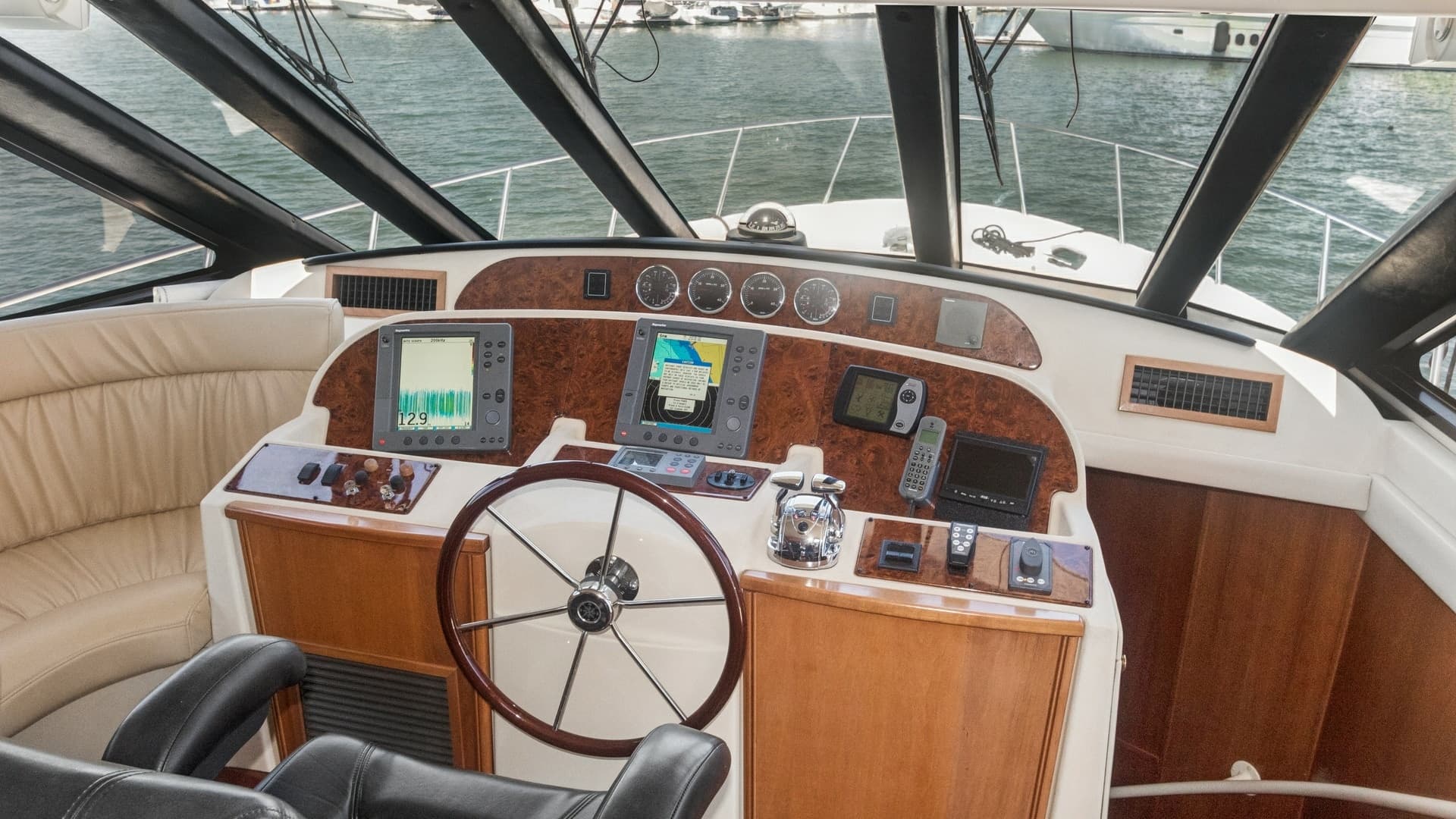 Helm Station with Electronics