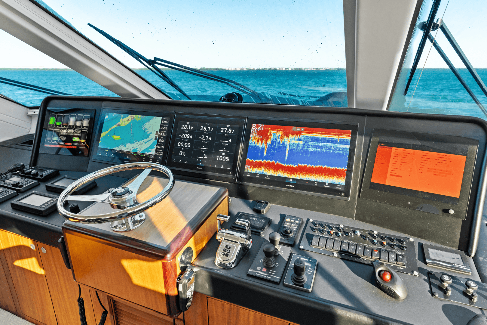 2011 Hatteras Enclosed Bridge