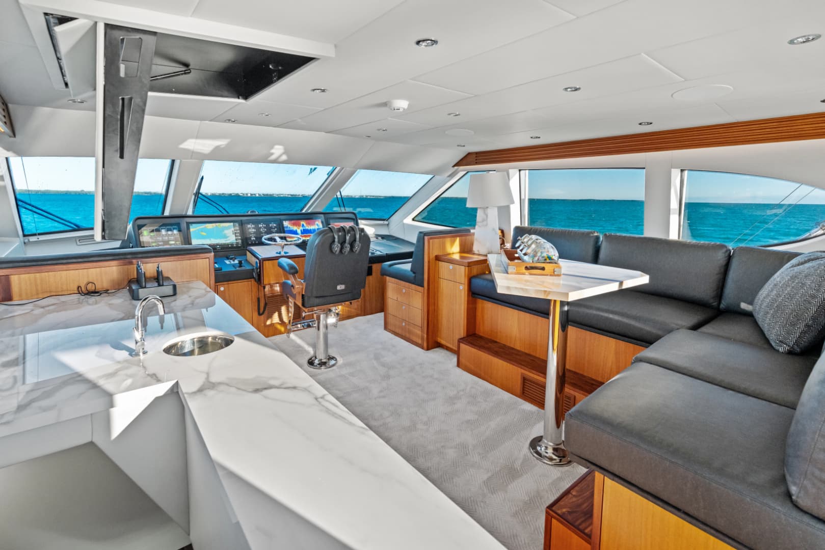 2011 Hatteras Enclosed Bridge