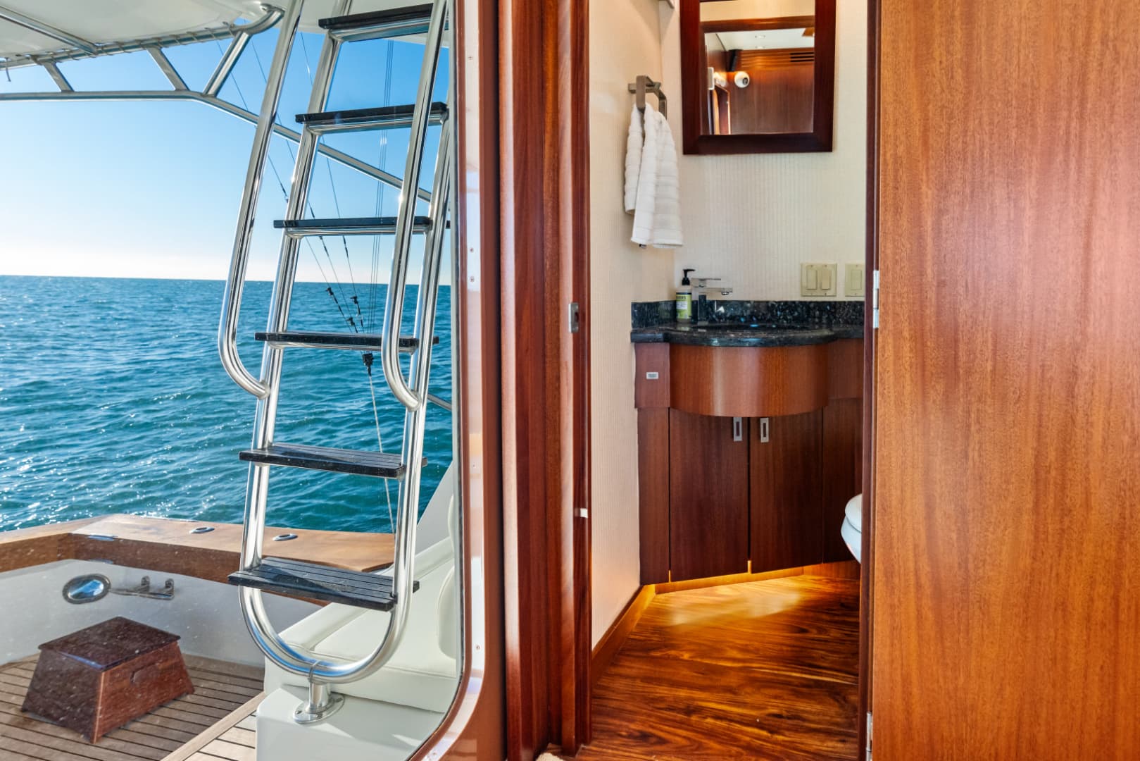 2011 Hatteras Enclosed Bridge