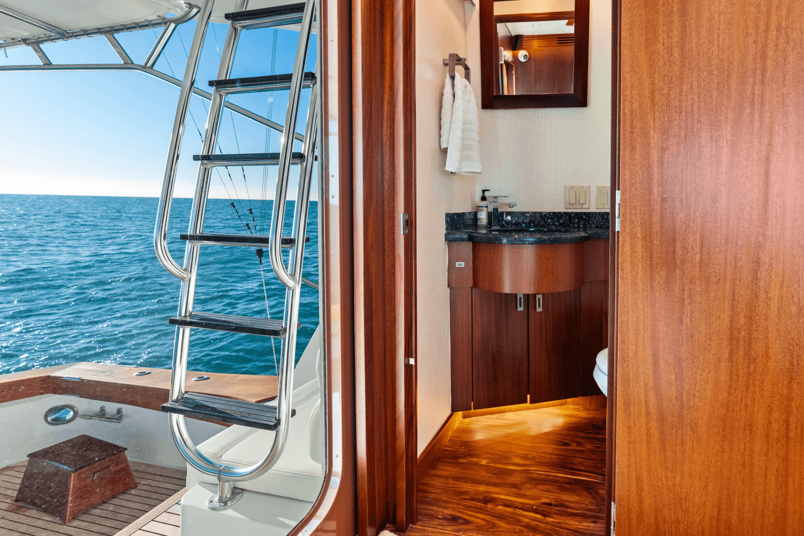 2011 Hatteras Enclosed Bridge
