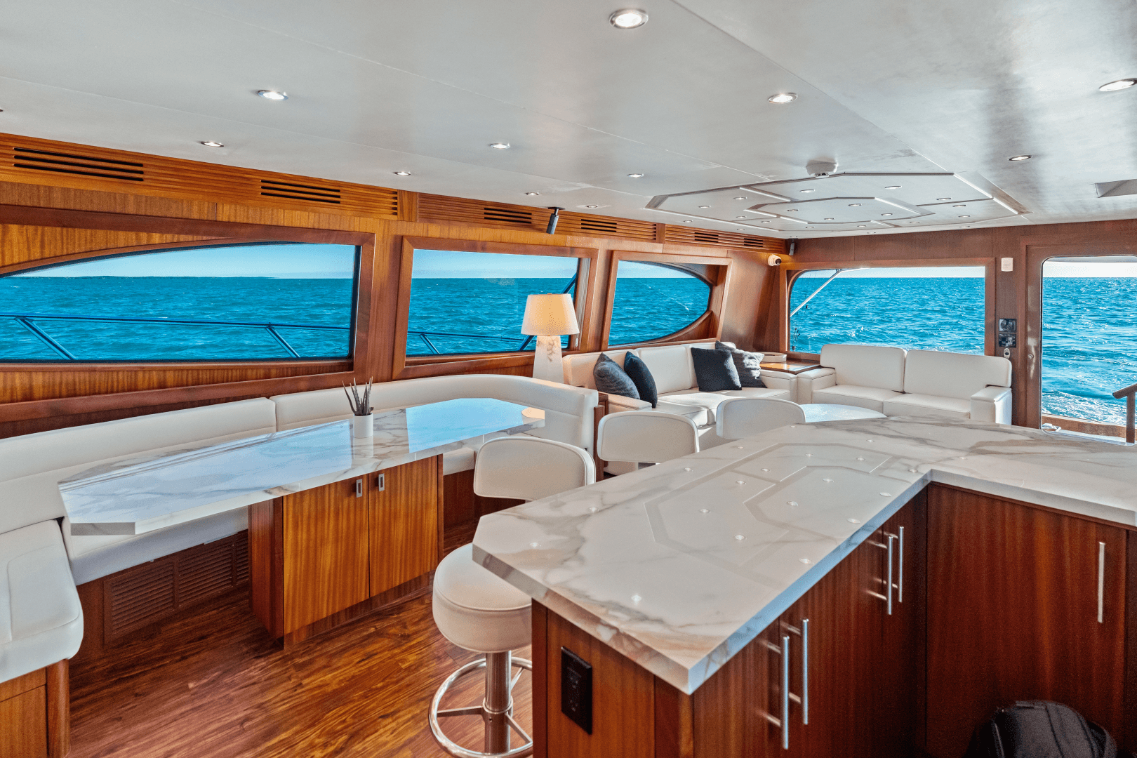 2011 Hatteras Enclosed Bridge