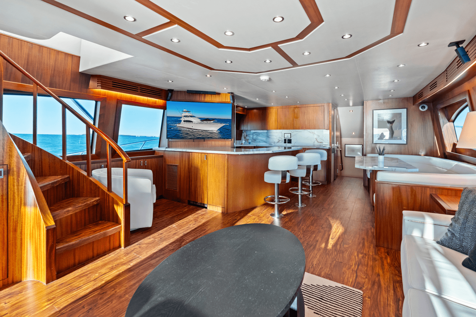 2011 Hatteras Enclosed Bridge