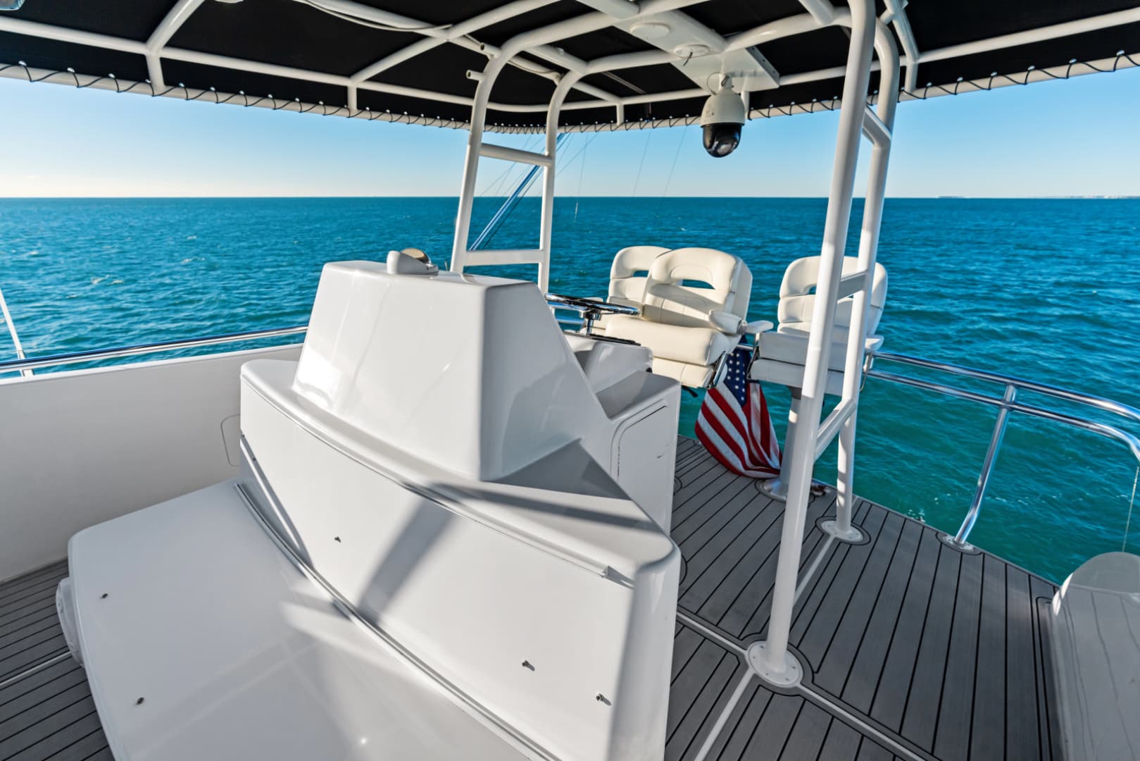 2011 Hatteras Enclosed Bridge