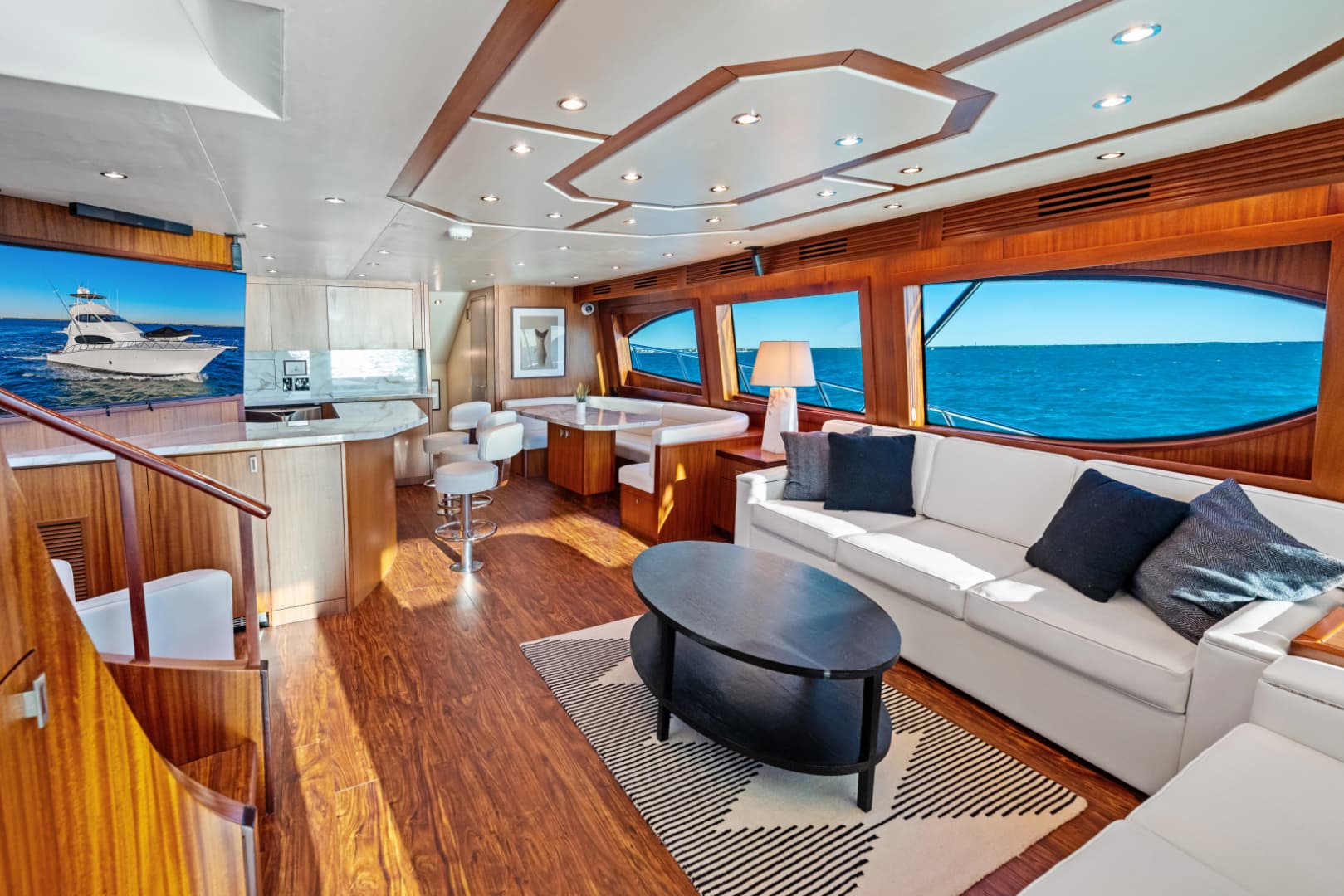 2011 Hatteras Enclosed Bridge