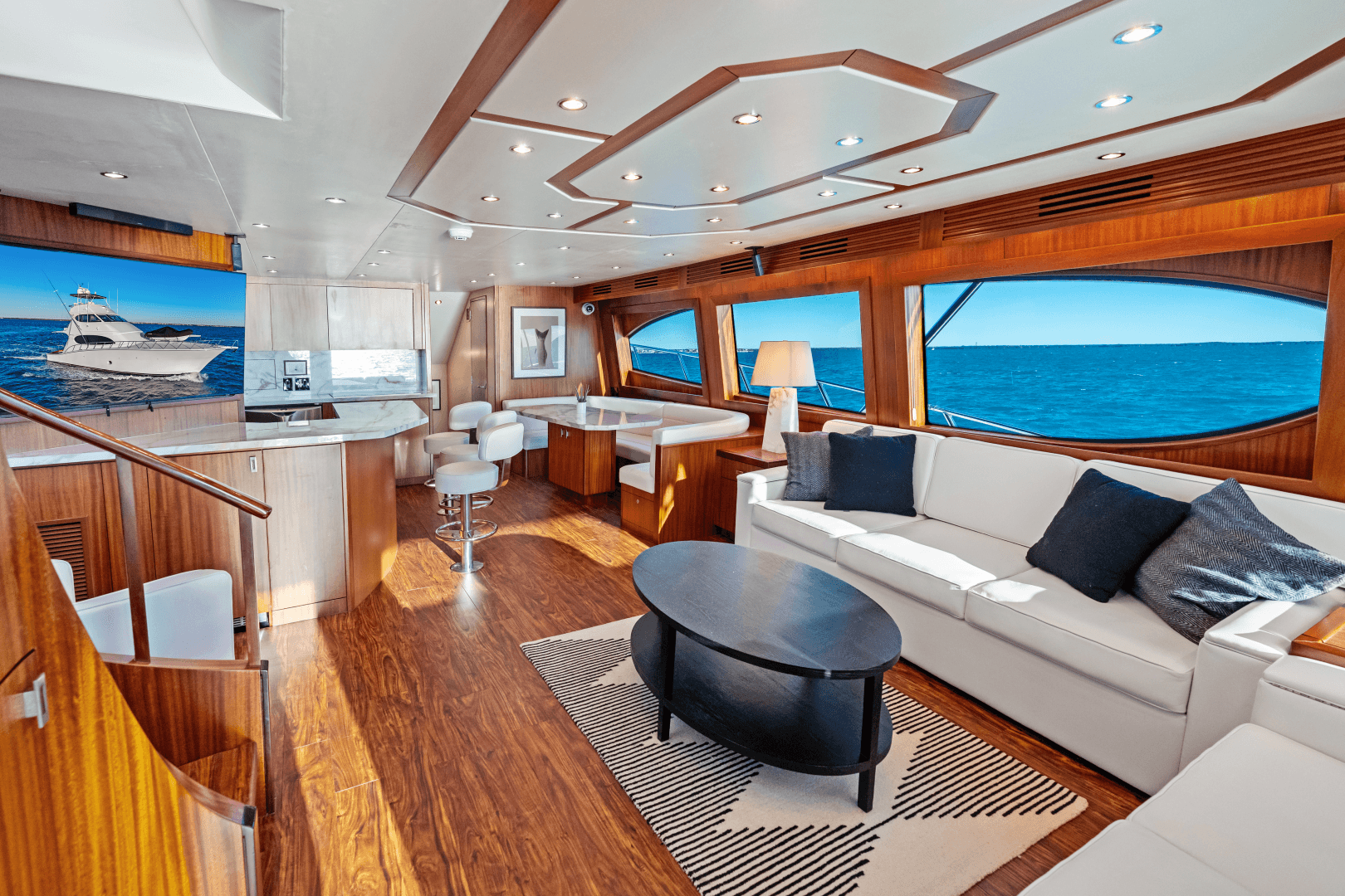 2011 Hatteras Enclosed Bridge