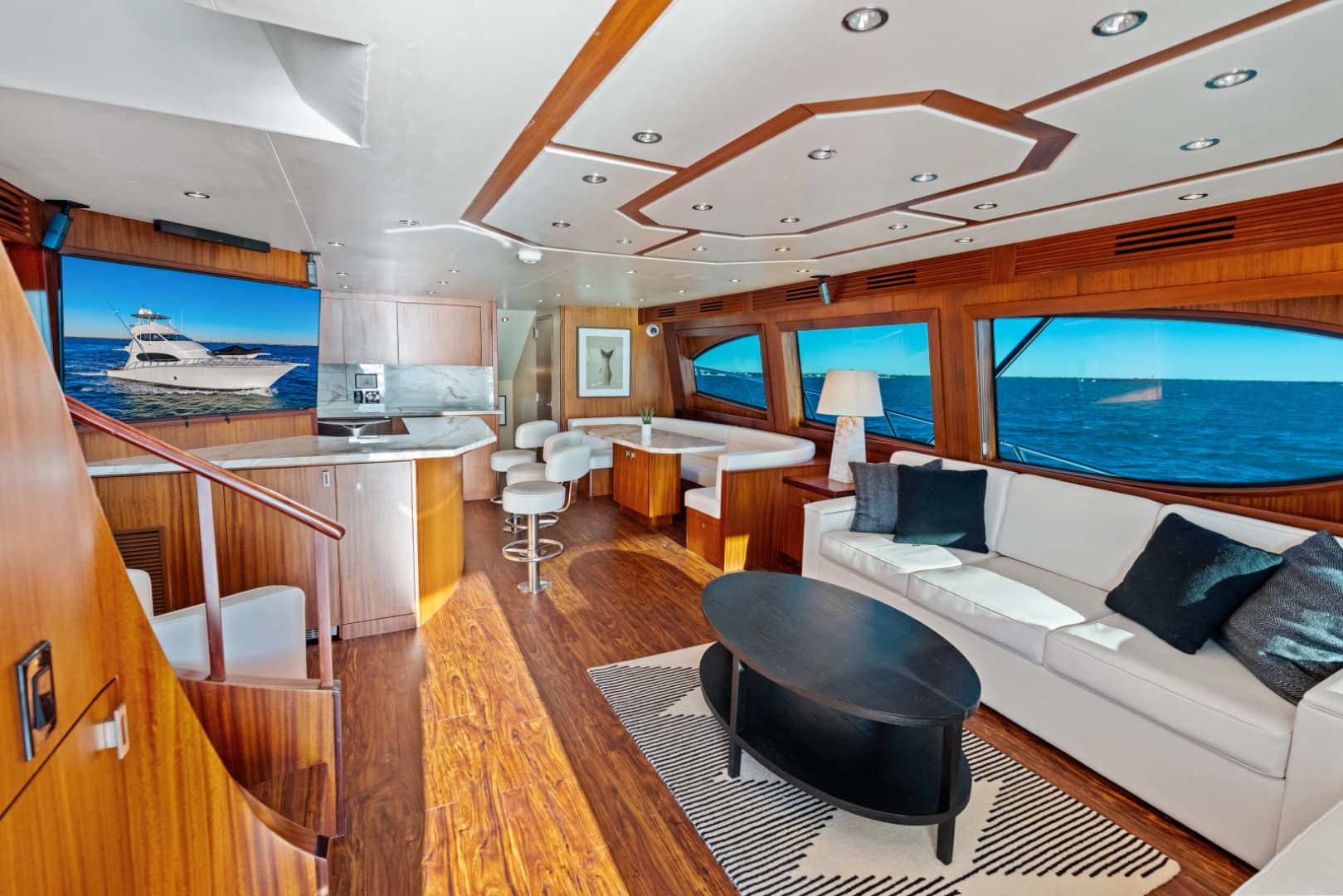 2011 Hatteras Enclosed Bridge