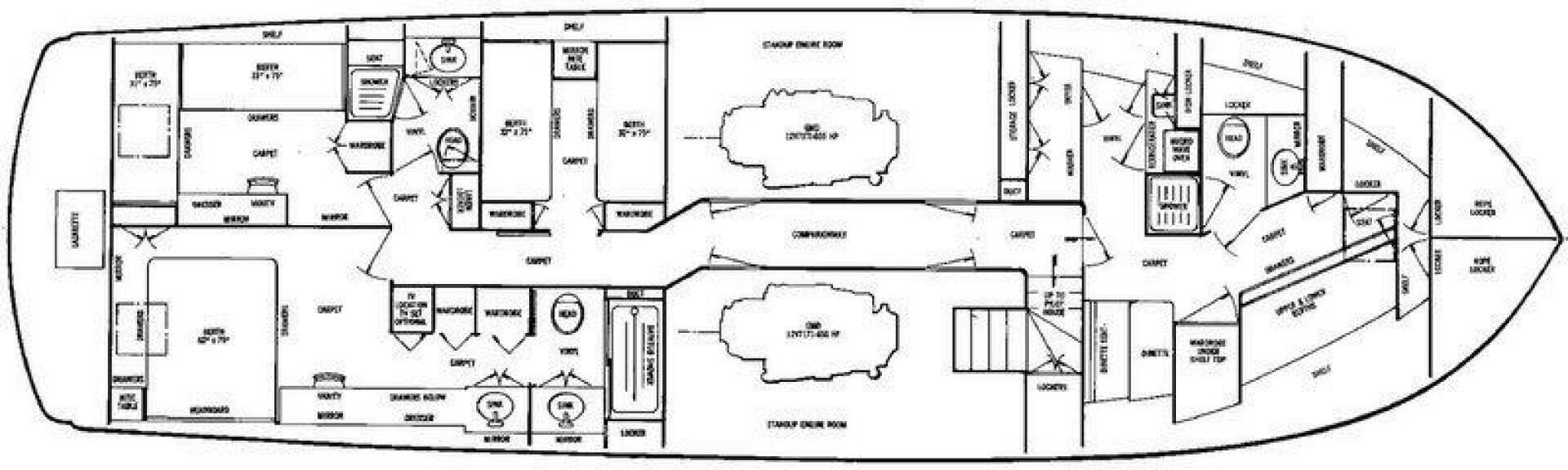 1976 Chris-Craft Roamer 60 60